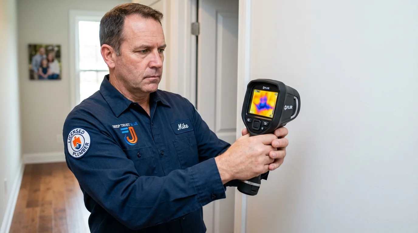 Thermal imaging leak detection by Johns Plumbing LLC in Bylas